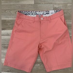 Men’s Denim & Flower Coral Pink Flat-Front Chino Shorts